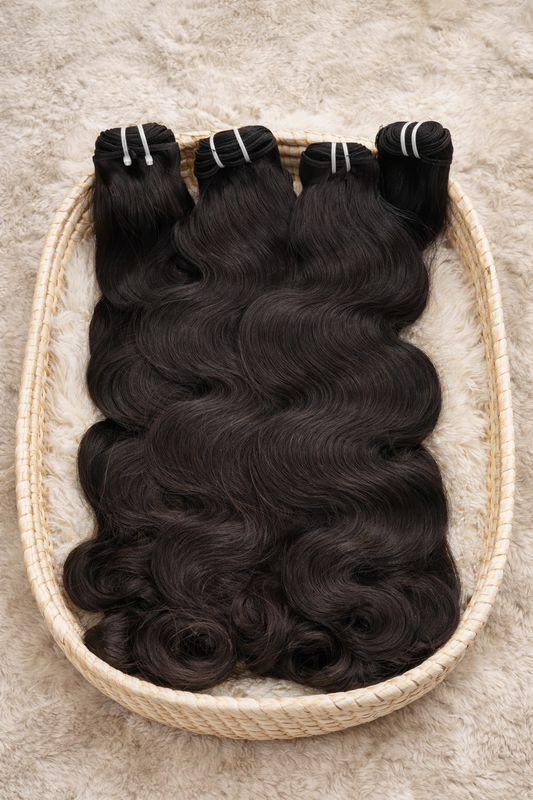 Orange Band Hair Bundles